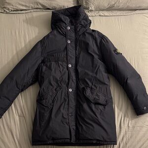Stone Island Black Puffer Jacket